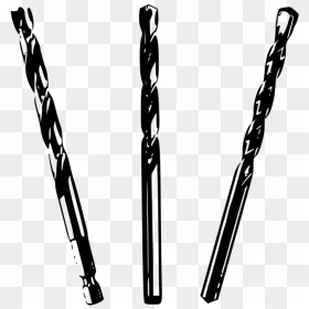 Hardware Accessory,black And White,drill Bit - Consommables Electro, HD Png Download - drill png