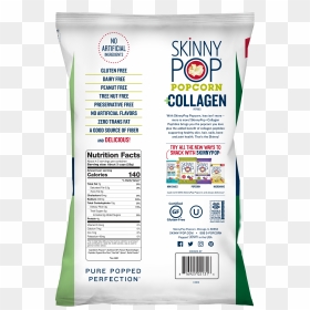 Skinnypop Popcorn Collagen Nutrition Facts - Food, HD Png Download - nutrition facts png