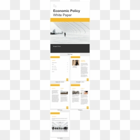 Simple Business Policy White Paper Examples - Whitepaper Template, HD Png Download - white design png