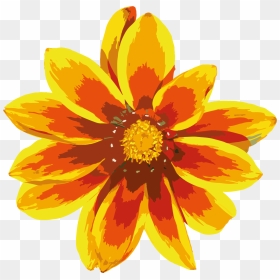 Flower Icon Stock - Red And Yellow Flower Png, Transparent Png - flower icon png
