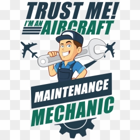 Aircraft Maintenance Mechanic Png - Cartoon, Transparent Png - mechanic png