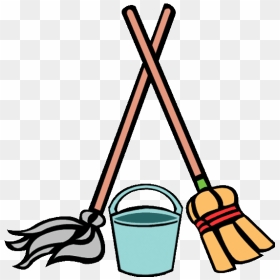 Png Royalty Free Download Broom Transparent Cleaning - Cartoon Broom And Mop, Png Download - mop png