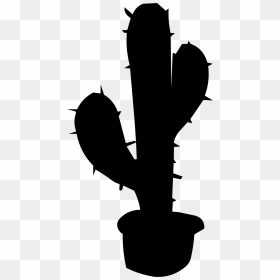 Clip Art Cactus Portable Network Graphics Image Vector - Cactus Clipart Vecor Png, Transparent Png - cactus silhouette png