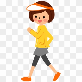 Woman Walking Exercise Clipart - Walking, HD Png Download - woman walking png