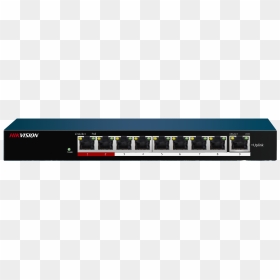 Ds 3e0109p Ec - 8 Port Poe Switch Hikvision, HD Png Download - switch png