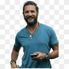 Tom Hardy Full Beard - Tom Hardy Png, Transparent Png - tom holland png