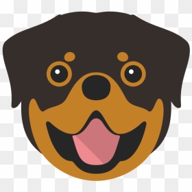 Rottweiler Icon Png, Transparent Png - dog png icon