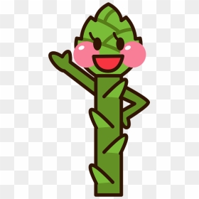 Asparagus Character Clipart - アスパラ イラスト, HD Png Download - asparagus png