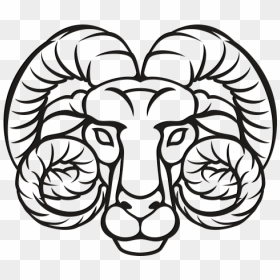 Line Art, HD Png Download - aries png