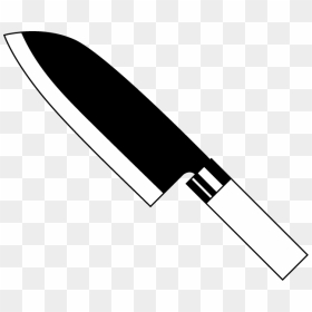 Knife Clipart Black And White Png - Knife Clip Art Black And White, Transparent Png - machete png
