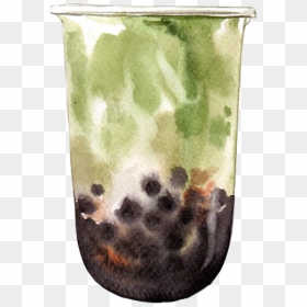 Bubbletea02 - Bubble Tea Png Watercolor, Transparent Png - bubble tea png