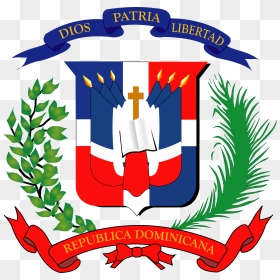 Escudo Nacional Dominicano Clip Arts - Dominican Republic Flag Drawing, HD Png Download - escudo png