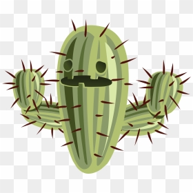 Inhabitants Npc Cactus Clip Arts - Many 7s Are Between 0 100, HD Png Download - cactus silhouette png