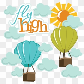 Hot Air Balloon Clipart File - Flying Hot Air Balloons Clipart Transparent, HD Png Download - balloon clipart png