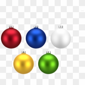 Colorful Christmas Ornament Png, Transparent Png - christmas bulb png