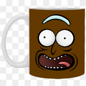 Rickz Pickles Funny Face Emoji Rick Mug Cup Gift - Mug, HD Png Download - funny emoji png