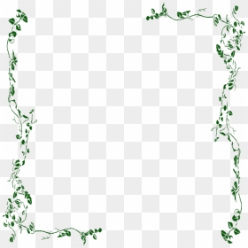 Vine Border Clipart Ivy Vine Clip Art Vine Border Green - Background With Vine Borders, HD Png Download - ivy border png