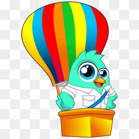 Hot Air Balloon Clipart - Cartoon, HD Png Download - balloon clipart png