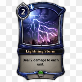 Eternal Card Game Wiki - Inner Fire, HD Png Download - purple lightning png