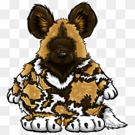 African Painted Dog Costume Icon - Dog Costume Club Penguin, HD Png Download - dog png icon