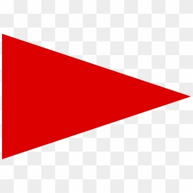 Red Arrow Right, HD Png Download - pennant png