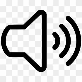 Volume Sound Audio On - Audio Icon White Png, Transparent Png - audio png