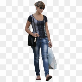 People Png Free Download - Trousers, Transparent Png - woman walking png