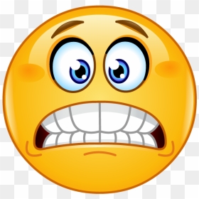 Stress - Scared Emoji Clipart, HD Png Download - funny emoji png