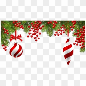 Transparent Christmas Tree Ornament Png - Christmas Decorations Clip Art, Png Download - christmas ornament border png