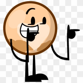 Jupiter Clipart Pluto Planet - Bfdi Pluto, HD Png Download - pluto png