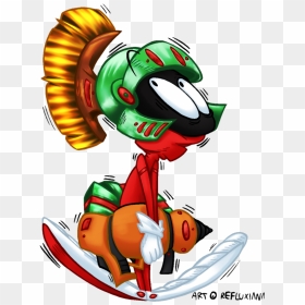 Comely Marvin The Martian Clip Art, HD Png Download - marvin the martian png
