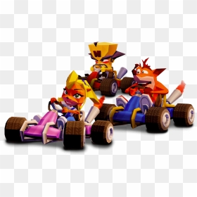 Crash Racer Trio - Crash Team Racing Retro Skins, HD Png Download - car crash png