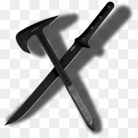Axe And Knife Png, Transparent Png - combat knife png