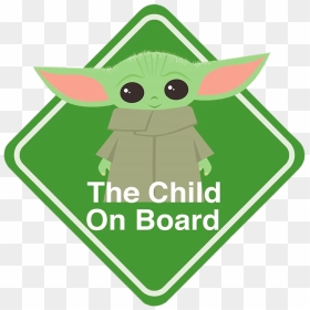 Transparent Background Clip Art Mandalorian The Child - Mandalorian Baby On Board, HD Png Download - jabba the hutt png