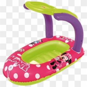 Minnie Mouse Inflatable Dinghy With Roof Clip Arts - Minnie Mouse Inflatable Boat, HD Png Download - baby minnie mouse png