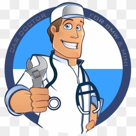 Car Doctor Logo With Bmw Colours - Car Doctor Logo, HD Png Download - mechanic png