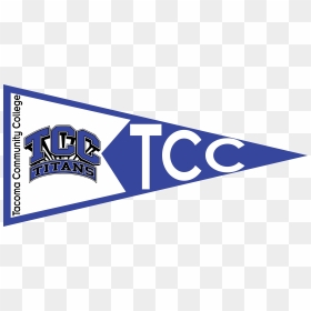 Tacoma Community College Pennant - Tacoma Community College, HD Png Download - pennant png