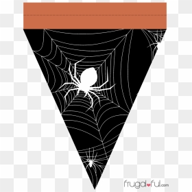 Spider Web, HD Png Download - triangle banner png