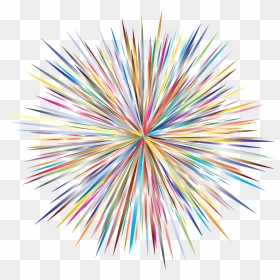 Feu D Artifice Transparent, HD Png Download - blue explosion png