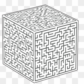 Cubic Maze, HD Png Download - maze png