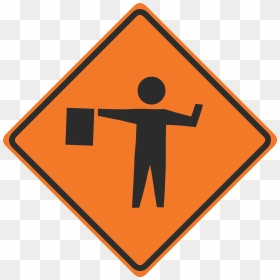 Construction Flagger Sign, HD Png Download - triangle banner png