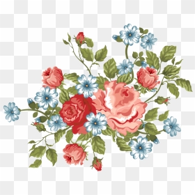 Embroidery Png Transparent - Rose Floral Pattern Png, Png Download - embroidery png