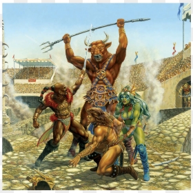 Larry Elmore Caramon, HD Png Download - gladiator png