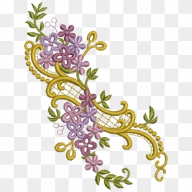 Thumb Image - Floral Embroidery Designs, HD Png Download - embroidery png