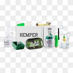 Hemper Subscription Weed Pack - Weed Accessories Gift Set, HD Png Download - weed blunt png