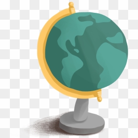 Cartoon Hand Drawn Fresh Stationery Png And Psd - Globe, Transparent Png - cartoon hand png