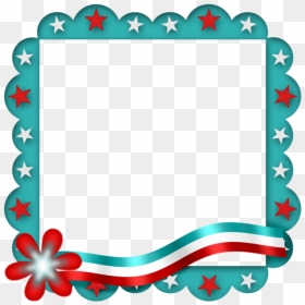 Frames, Belles Images, Vectors, Page, Stationary, Banners, - Flower Border Line Border Frame, HD Png Download - papel picado png