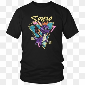 Spyro The Dragon T Shirt Spyro The Dragon Black Retro - Larry Bernandez T Shirt, HD Png Download - spyro the dragon png