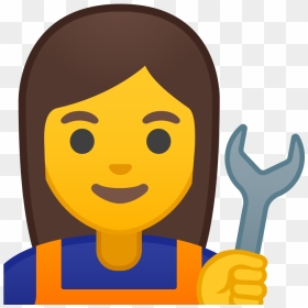 Woman Mechanic Icon - Emoji Graduada, HD Png Download - mechanic png