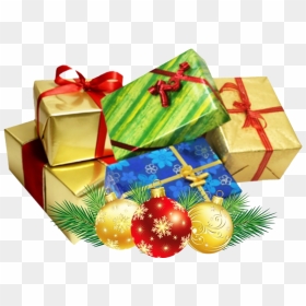 Christmas Gifts Png Free Pic - Transparent Background Christmas Gift Transparent, Png Download - christmas gifts png